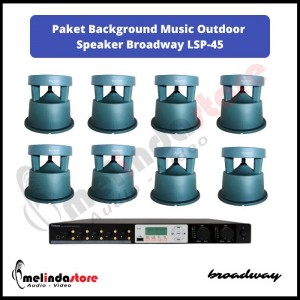 Paket Speaker Outdoor Taman Broadway LSP-45 | 8 Speaker